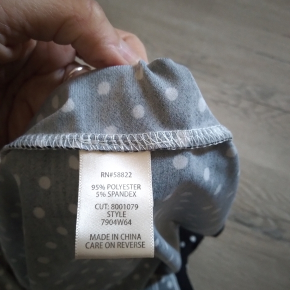 Max Studio Black and White Polka Dot Mini Dress - Picture 3 of 3